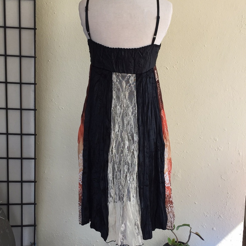 🔥 Boho Mixed Media Dress 💜 - Picture 7 of 9